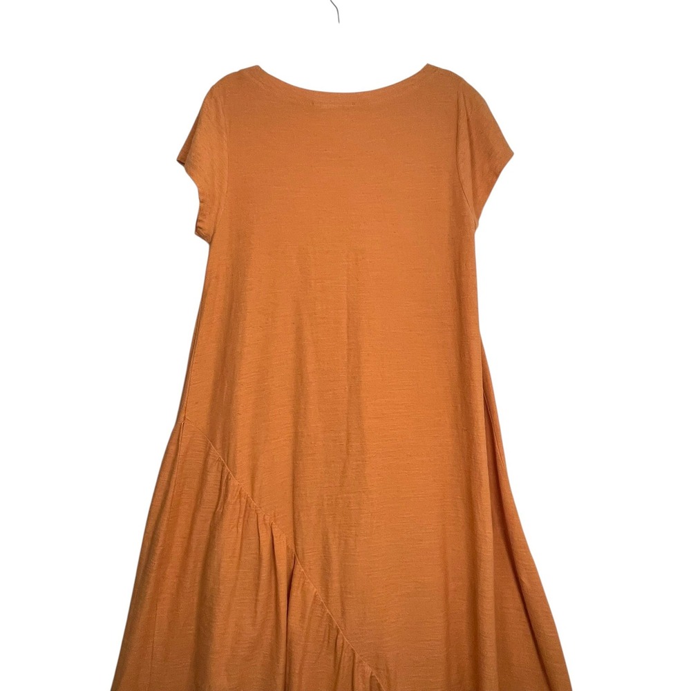 FP Beach Free People Lena Small Asymmetrical Tiered Ruffle Maxi Dress Boho - Picture 4 of 16